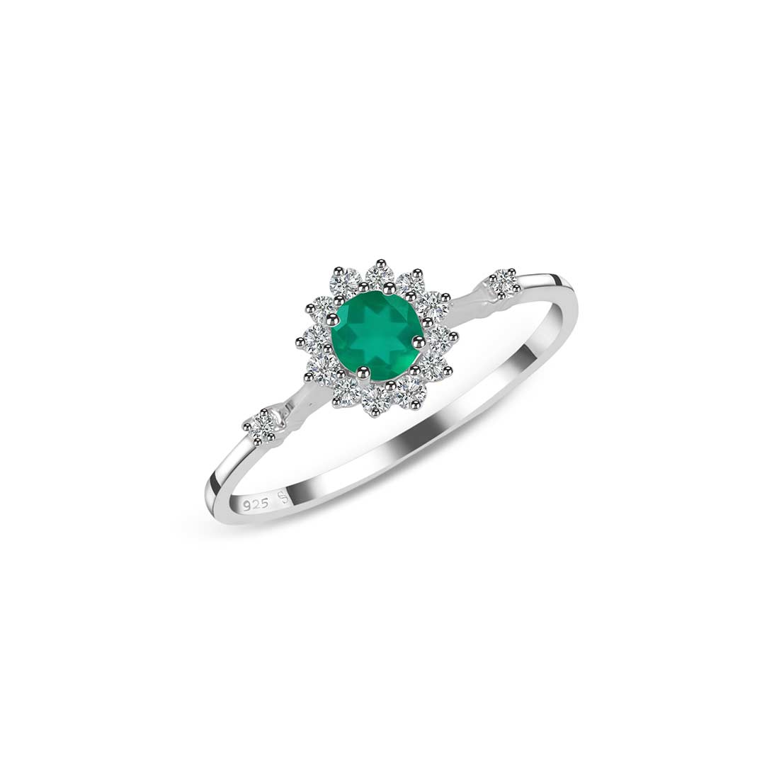 Green Onyx Ring-(GRO-SR-1937.)